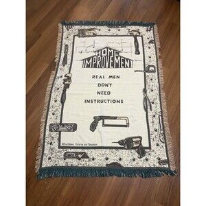 '90s Home Improvement Touchstone Pictures TV Promo Woven Throw Blanket 45 X 70”